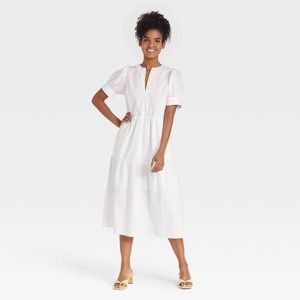 NWOT Who What Wear x Target white dress